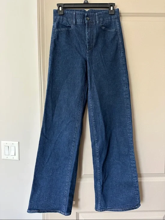 PAIGE Sasha High-Rise Wide Leg Women's Jeans - Edinburgh - Picture 5 of 6